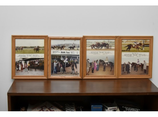 Vintage Race Horse Winners Circle Photos