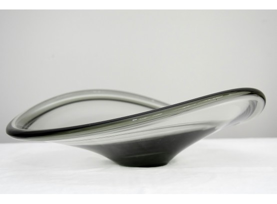 MCM Scandinavian 'Holmegaard 1961' Art Glass Bowl