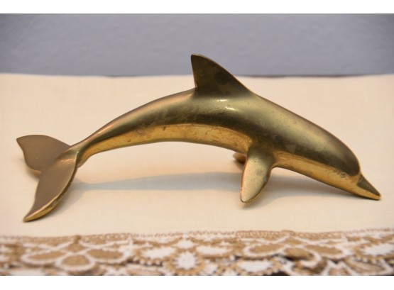 Brass Dolphin Paper Weight