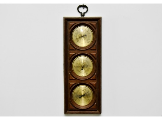 Vintage Barometer Weather Station