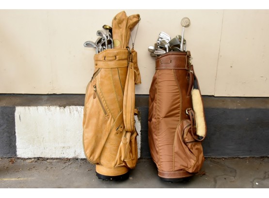 Vintage Ping Zing Golf Clubs And Bags