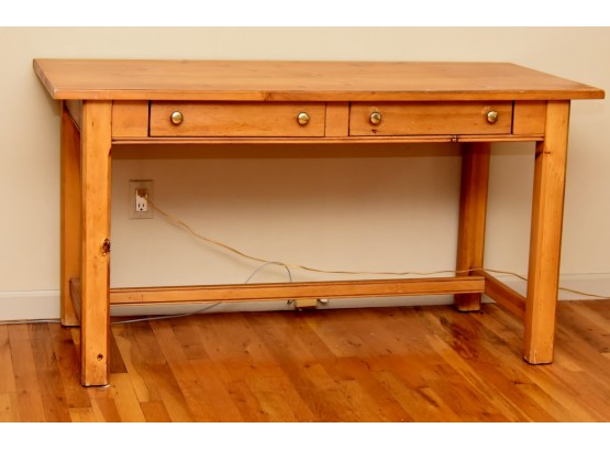 Lane Furniture Pine Desk 56 X 26 X 30