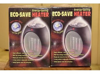 Pair Of Portable Electric Heaters