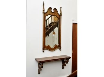 Gorgeous Mirror And Wall Shelf