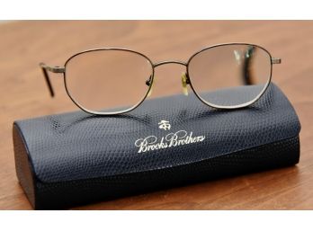 Brooks Brothers Eye Glasses With Case