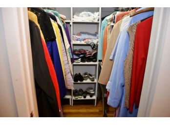 Walk In Closet Full Of Womans Clothing