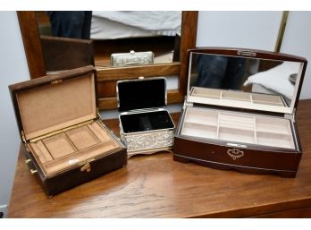 Mark Cross Jewelry Box With Others