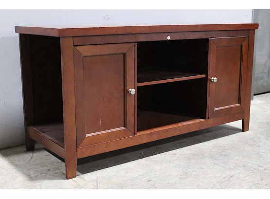 Entertainment Center Storage Table (Cabinet Doors Are For Show, Do Not Open)