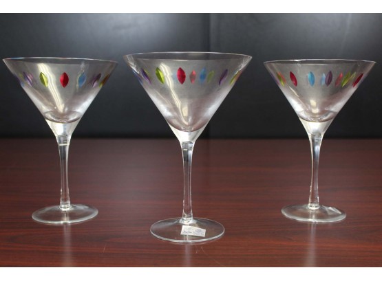 Set Of 3 Momo Panache Martini Glasses