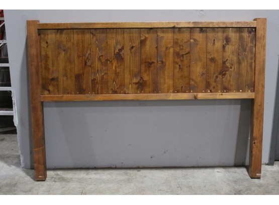 Large Solid Wood Headboard & Footboard 79” W