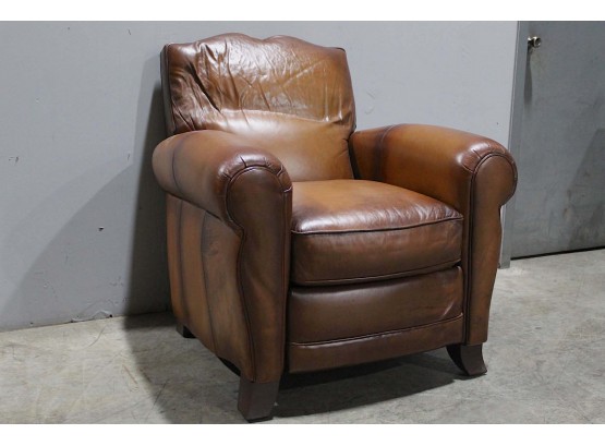 Brown Leather Armchair Recliner 36H X 31W X 36D