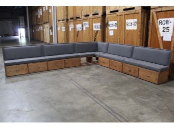 Sectional Couch From The Set Of Comedy Central's 'The President Show' (Each Section = 56W X 38H X 22D)