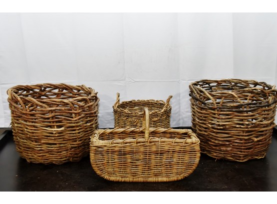 Large Willow  Weave Baskets