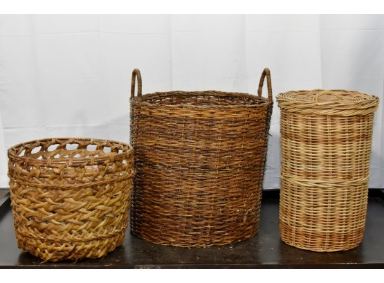 Collection Of Large Decorative Baskets
