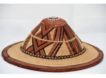 Hand Woven Hat From Ghana