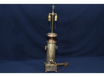 Vintage Copper Table Lamp
