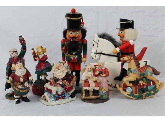 Christmas Figurine Lot 3 Including Nutcrackers