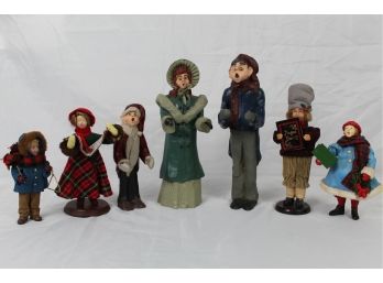 Christmas Figurine Lot 4 Including Vintage Carolers