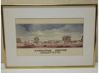 'Executive Center' Original Architecture Print