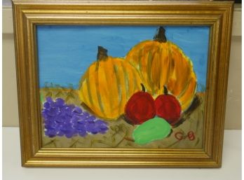Oil On Canvas 'Autumn Still Life'  12 X 10