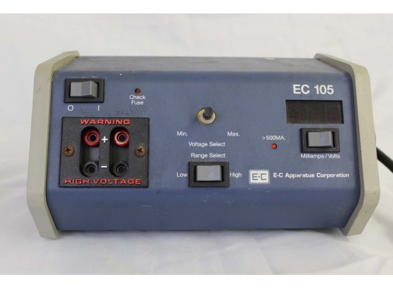 EC Apparatus Corp. EC 105 Power Supply