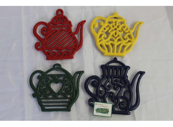 Set Of 4 Teapot Coasters