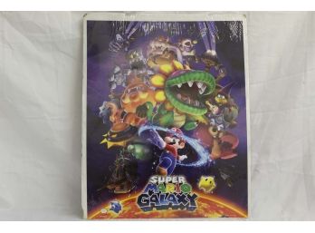 Super Mario Galaxy Cardboard Poster 16.5 X 20'
