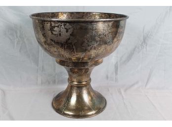 15' Silver Plated Pedestal Bowl