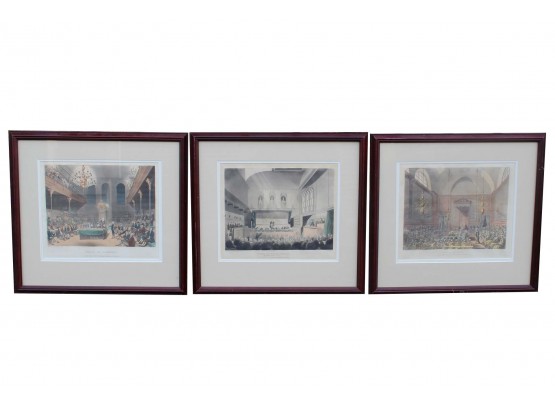 House Of Commons, Court Of Kings Bench, House Of Lords Framed Prints  15 X 16