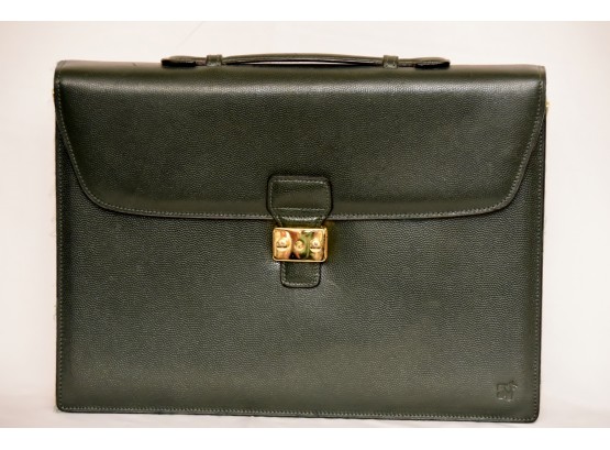 'T. Anthony' Green Leather Attaché