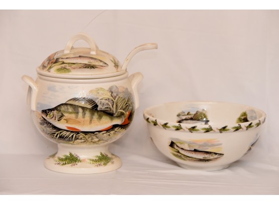 Portmeirion Made In Britain  Bowl And Soup Tureen