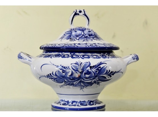 Blue And White Covered Soup Tureen
