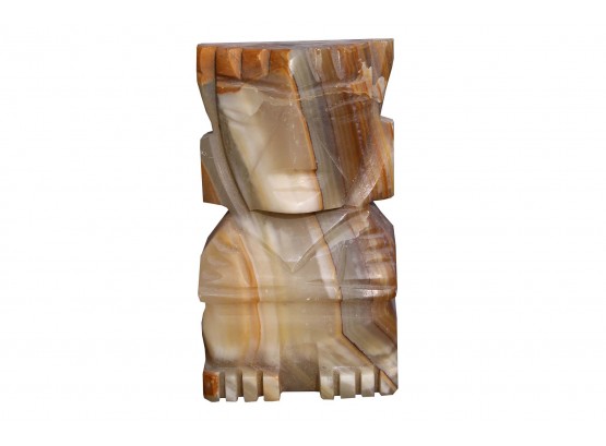Vintage Inca Marble Statue 8' Tall