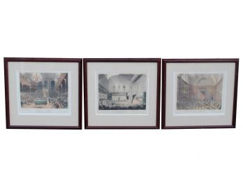 House Of Commons, Court Of Kings Bench, House Of Lords Framed Prints  15 X 16