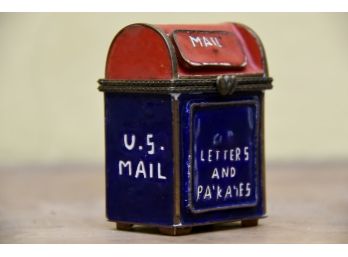 Mini Mailbox Snuff Box Storage