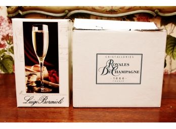 2 Boxes Of Wine Glasses