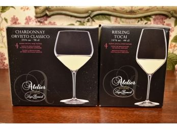 2 Boxes Of 'Atelier' Wine Glasses