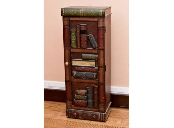 Petite Side Table Book Cabinet  9.5 X 7 X 23