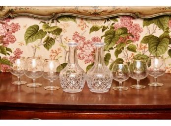 Decanter And Snifter Glasses