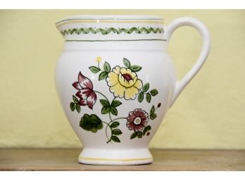 Hand Painted Portuguese Pitcher