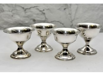 Four Sterling Silver Cups 121 Grams