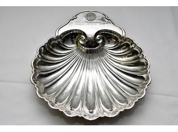 Sterling Silver Scallop Serving Dish 495 Grams