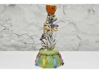 Lynn Chase Tiger Candle Holder