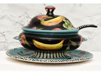 'Droll' Hand Painted Soup Tureen