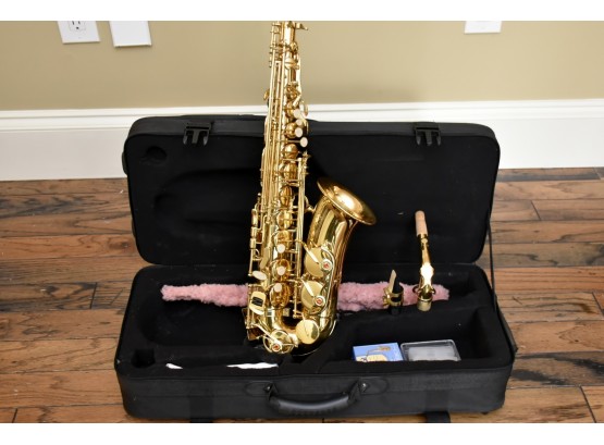 Student Saxophone With Case And Accessories