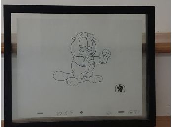 Garfield Artist Signed Original Cell