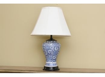 Blue And White Table Lamp