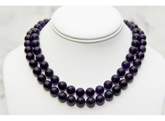 Purple Lapis Necklace