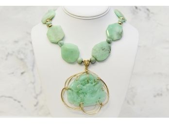 Marise Green Jade Necklace