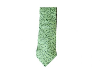 Green Hermes Silk Tie
